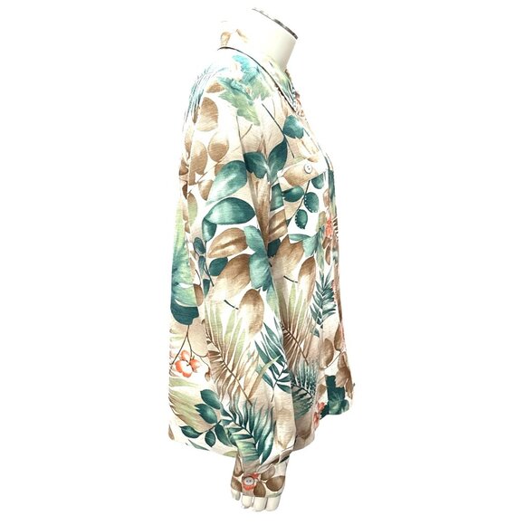 Alfred Dunner Size 12 Yellow Silk Blend Jacket Floral Trim Textured Lining - Picture 7 of 15